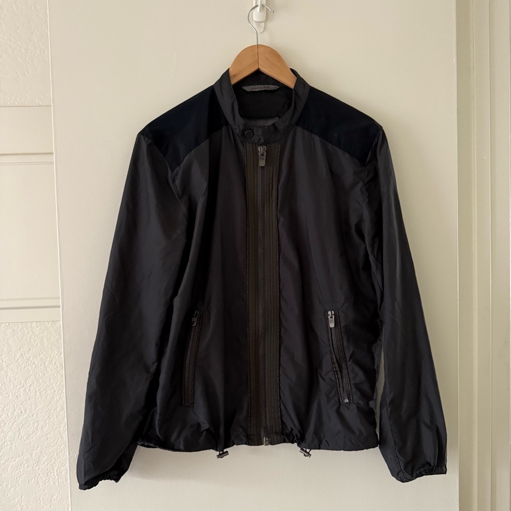 ZARA MAN MENS JACKET SIZE LARGE LONG SLEEVE ZIP UP WIHTOUT HOOD